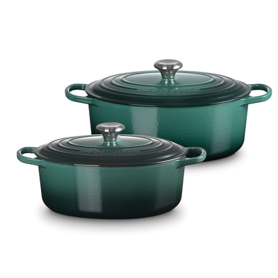 Set of 2 Oval Dutch Ovens
